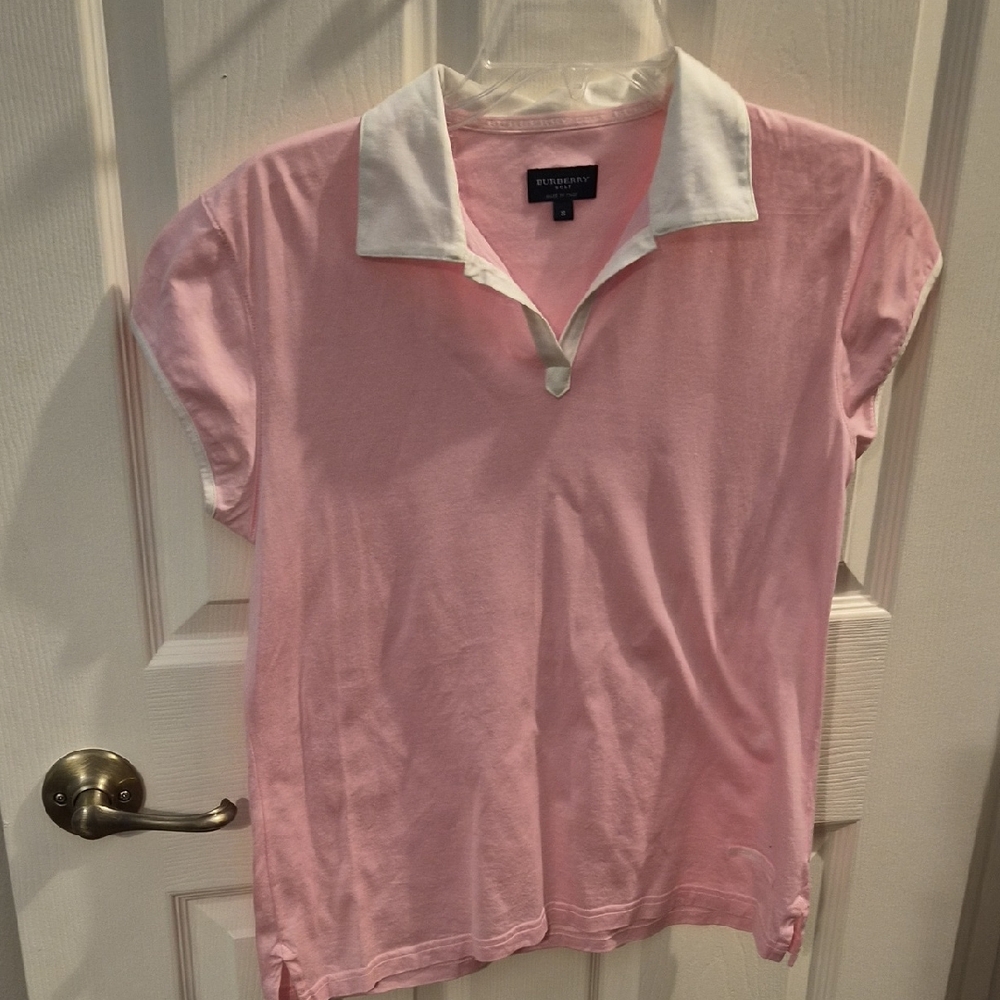 Burberry Soft Pink Golf Shirt